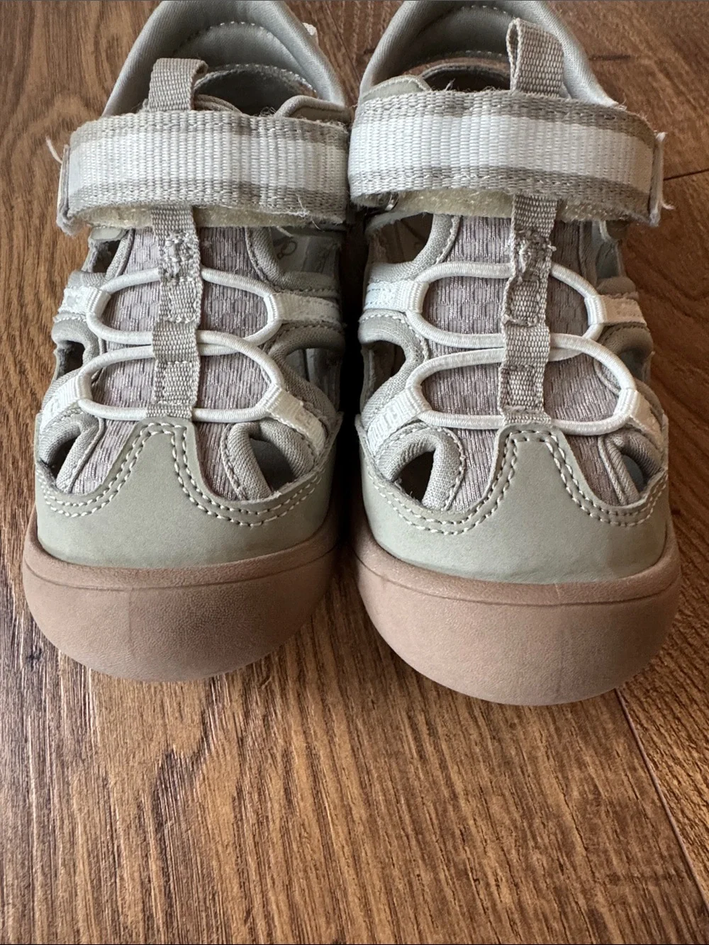 Stride Rite boys skyskip sandal, taupe/tan, size 10